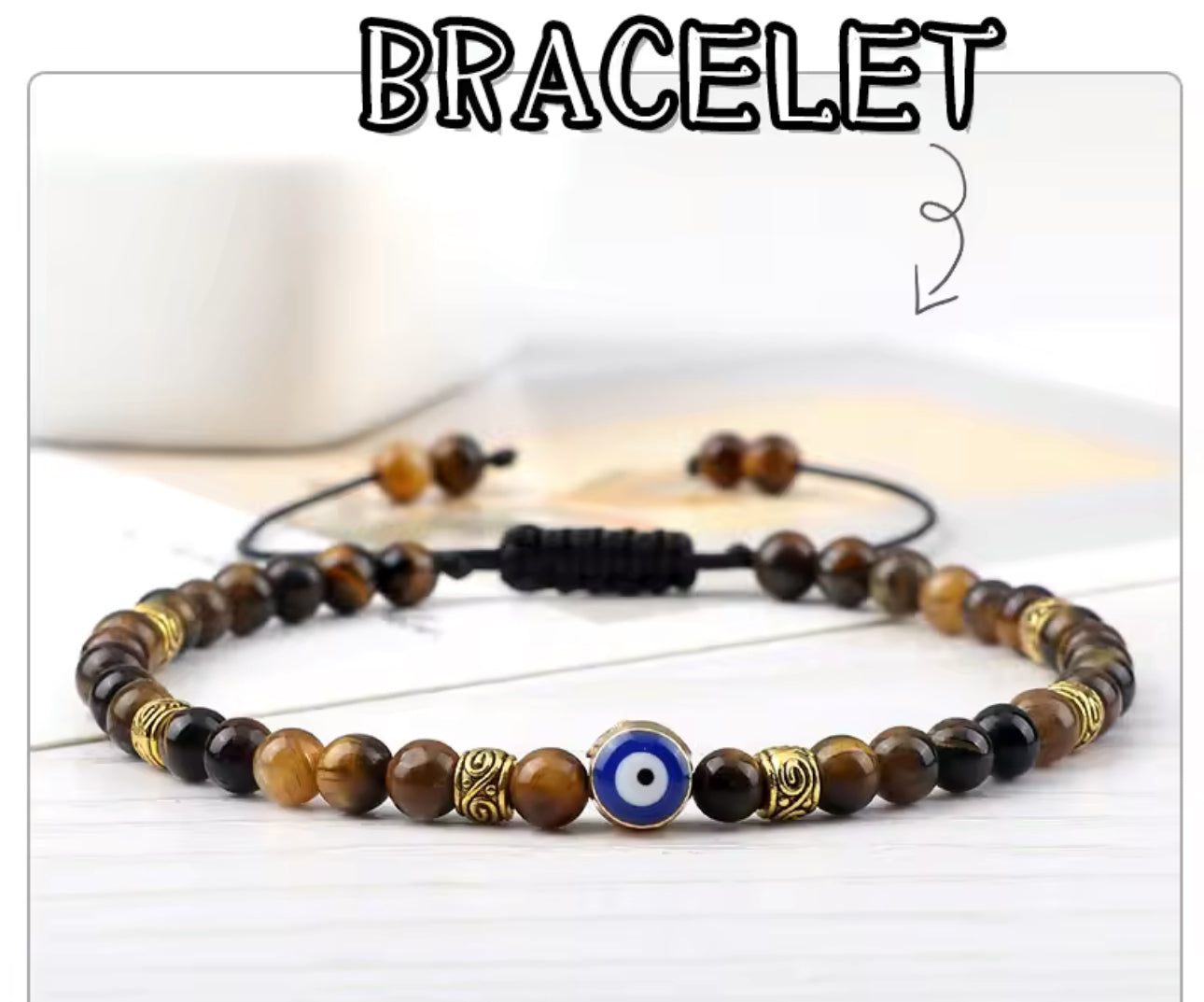 Bracelet protection œil de tigre