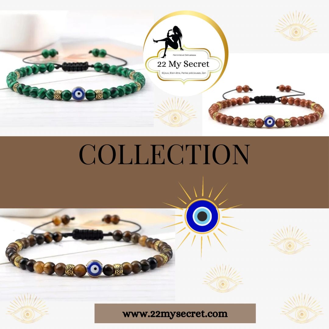 Bracelet protection œil de tigre