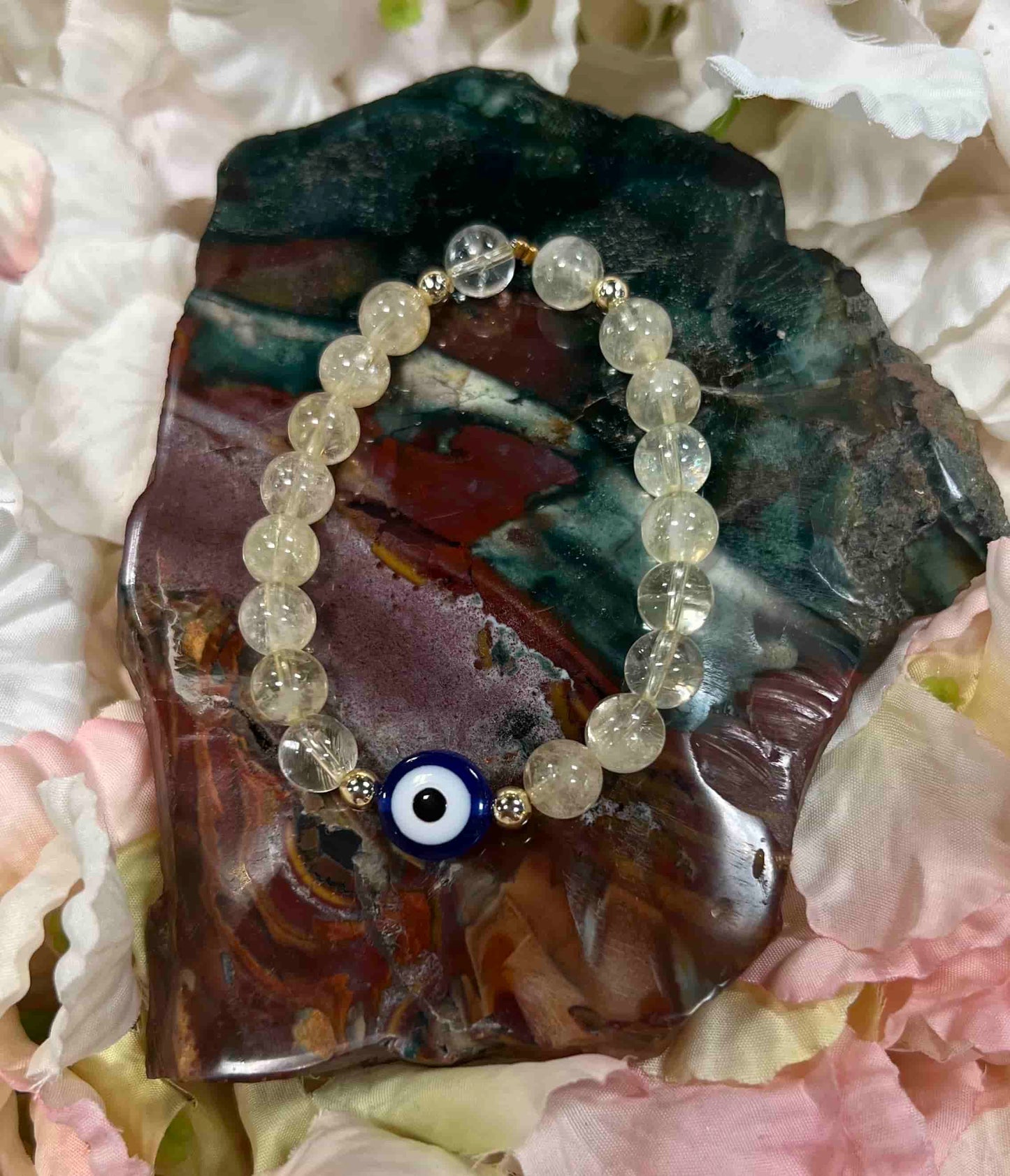 Citrine avec oeil de protection enfant