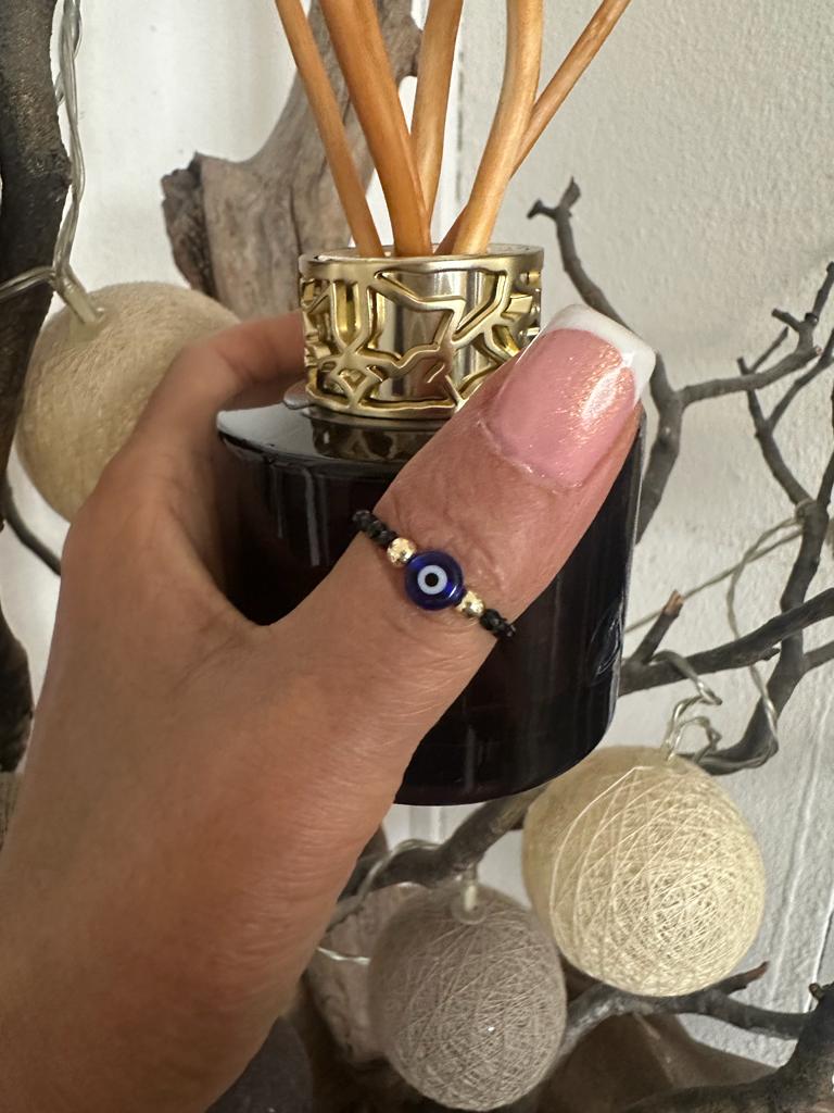 Bague Spinelle et Oeil de Fatma