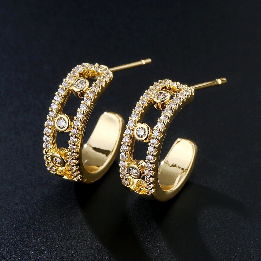 Boucles d'oreilles Style Messika