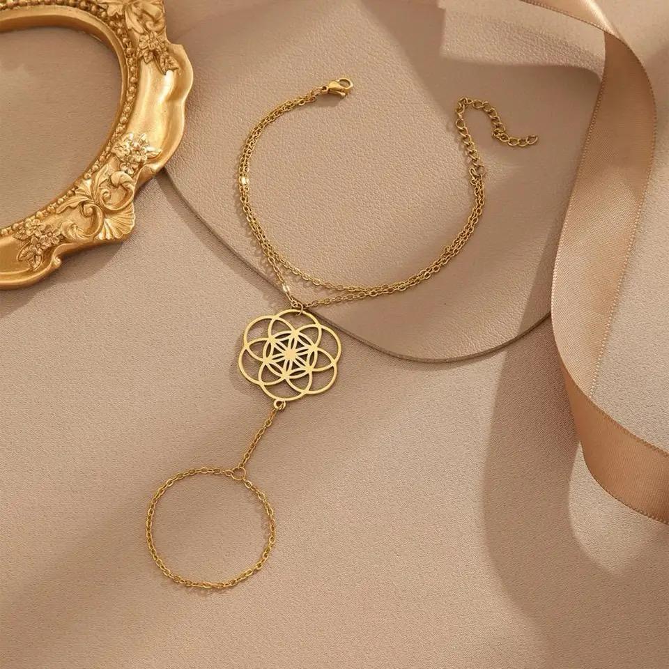Bracelet - bague (phalanges)