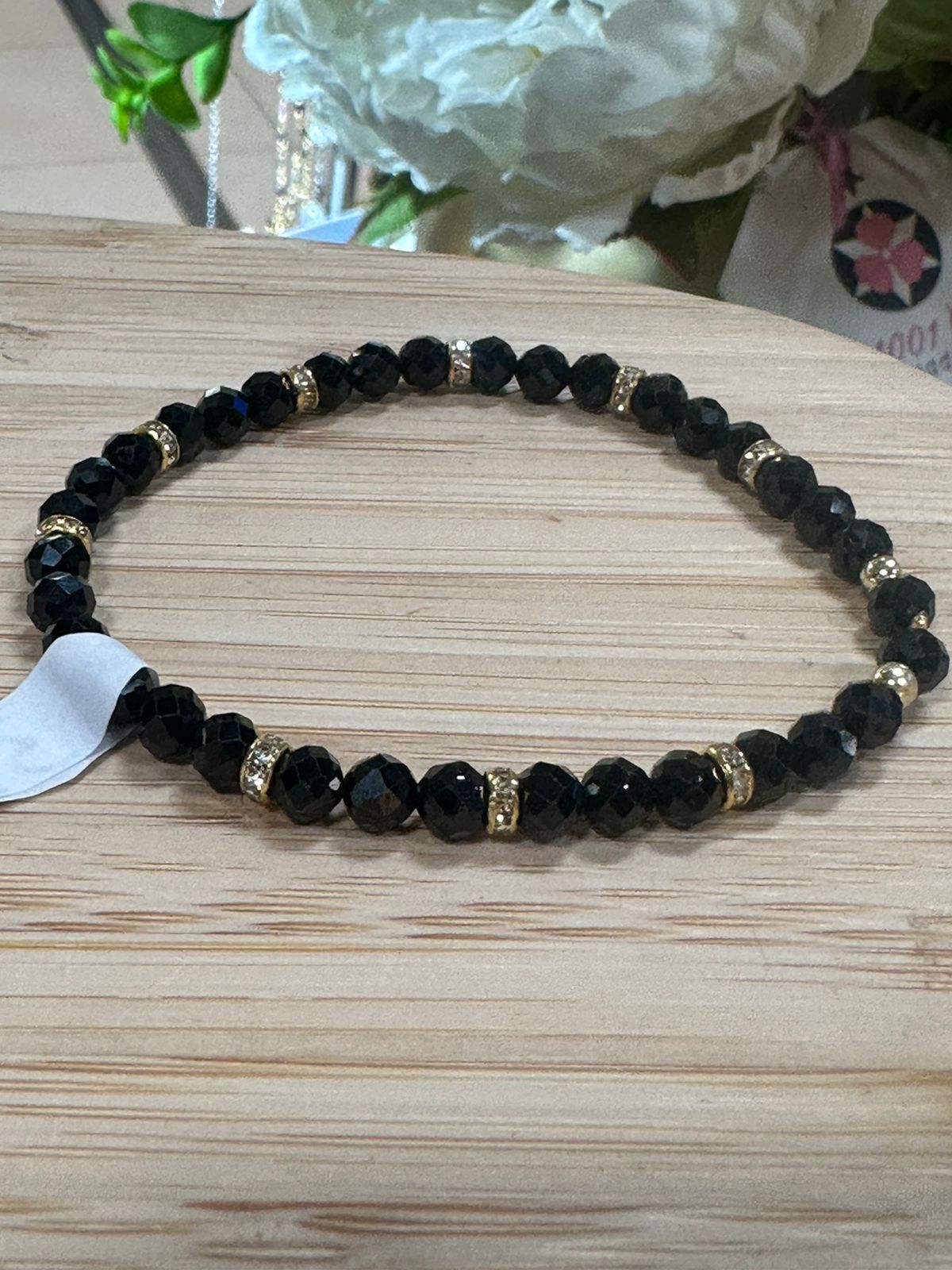 Bracelet Spinelle Strass 6mm