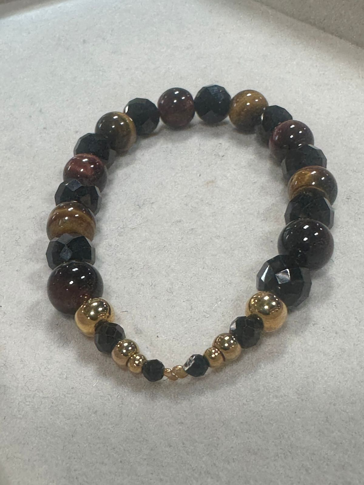 Bracelet Spinelle Oeil de tigre & taureau