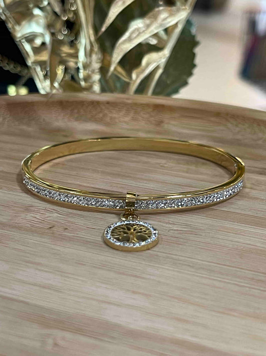 Bracelet arbre de vie diamant