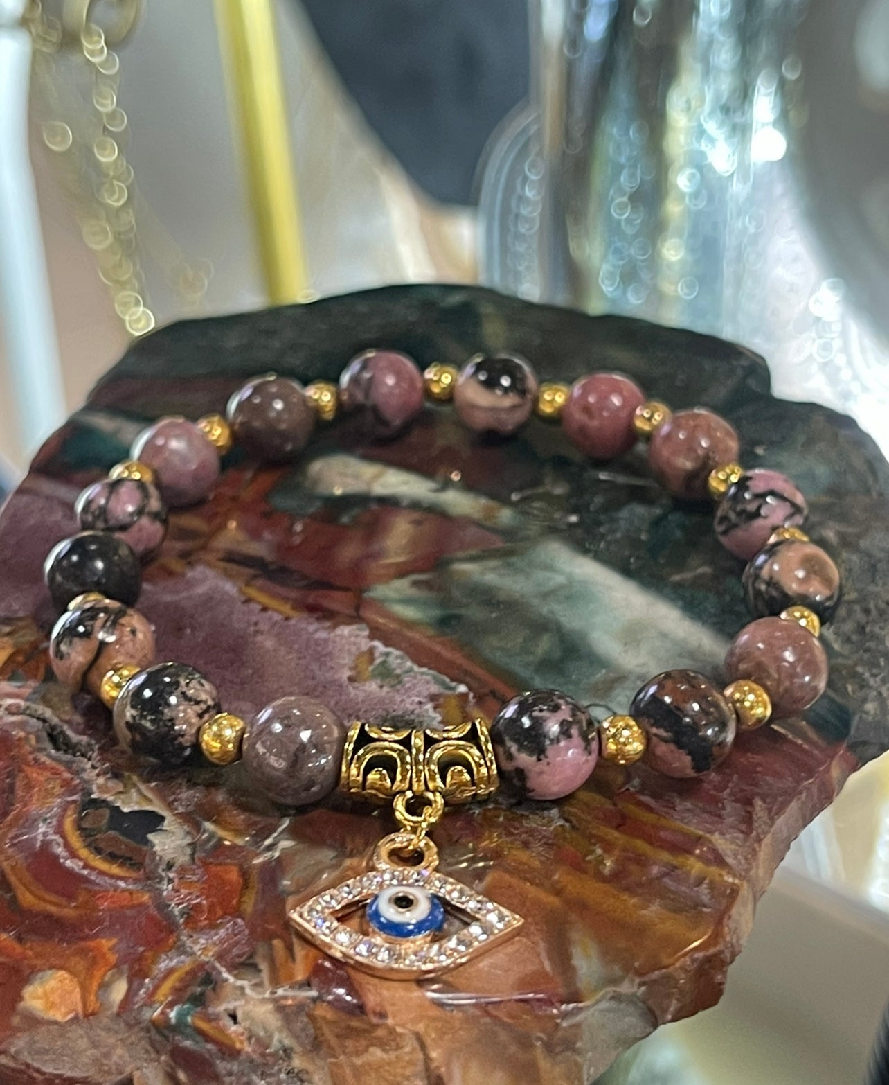 Rhodonite Oeil protège