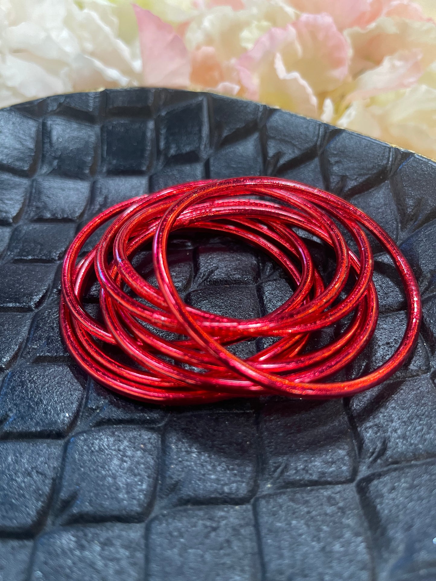 Joncs bouddhiste fin rouge