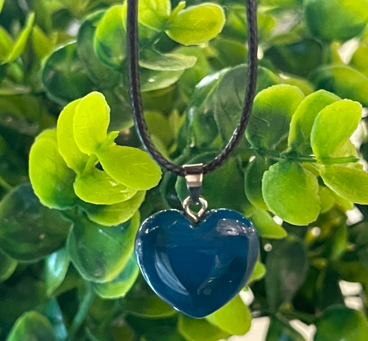 Pendentif Agate Coeur