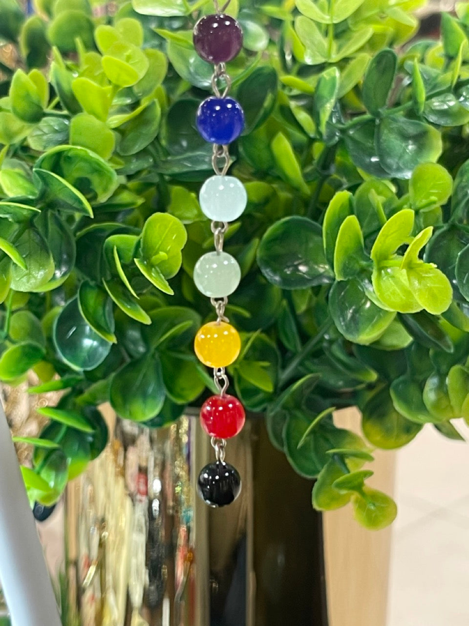 Pendentif 7 Chakras avec Chaine