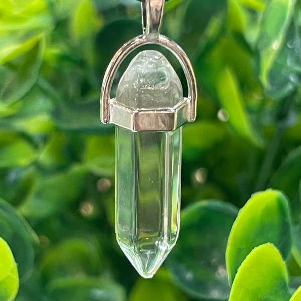 Pendentif cristal de roche