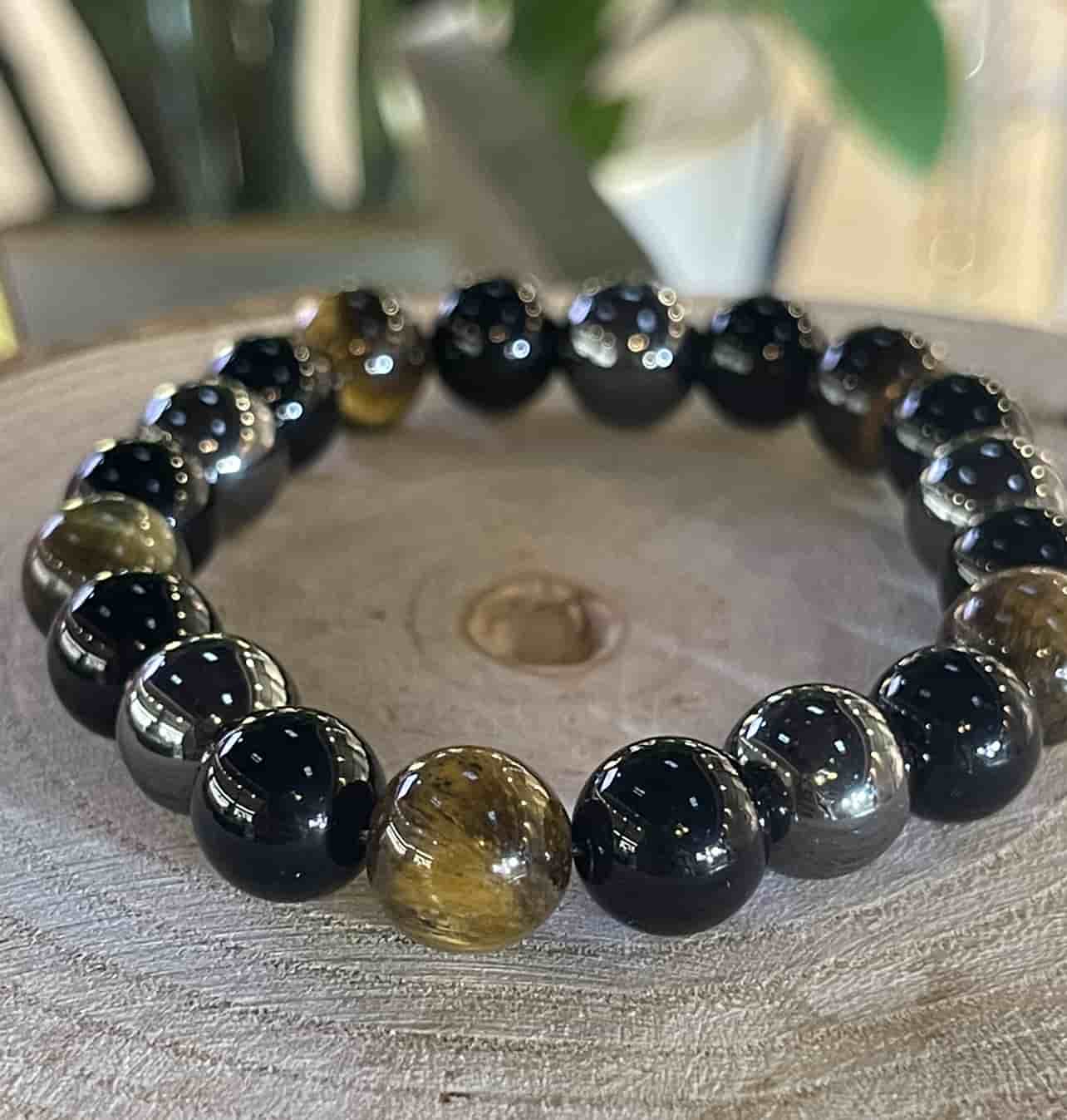 Hématite œil de tigre onyx