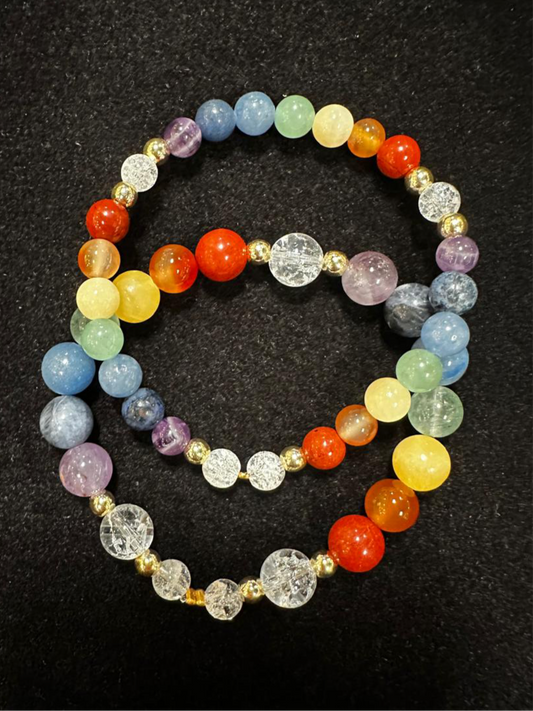 Bracelet 7 chakras luxe