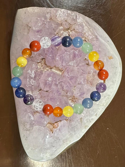 Bracelet 7 chakras simple