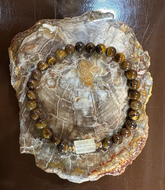 Œil de tigre et Citrine