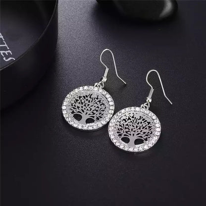 Boucle d'oreilles arbre de vie