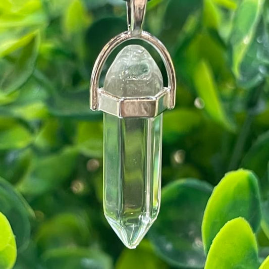 Pendentif cristal de roche