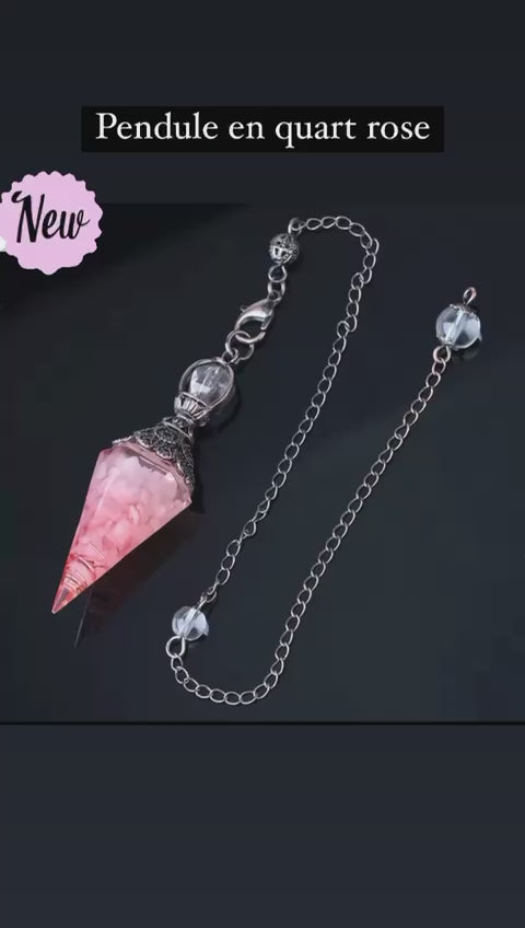 Pendule Quartz Rose